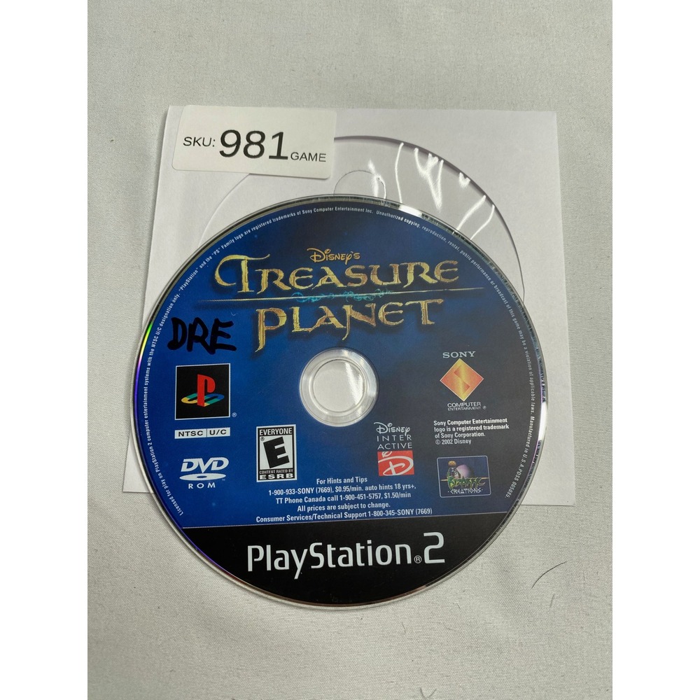 Disney's Treasure Planet Sony PlayStation 2